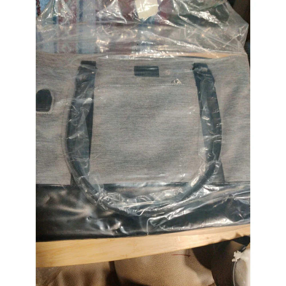 Laptop Tote Bag For Women Carry On Built In Charging Port Cord
